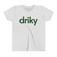 Youth Little Driky - Green Monkey Short Sleeve Tee