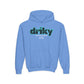 Driky ESTD Wear - Blue Brain - Youth Heavy Blend Hoodie