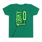 Youth Driky 1 point 0 Bro - Green Monkey Back Print Short Sleeve Tee