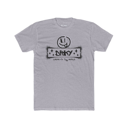 Driky Laugh at the World - Blackout Cotton Crew Tee