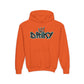 Driky Roy-al - Blue Brain - Youth Heavy Blend Hoodie