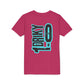 Youth Driky 1 point 0 Bro - - Blue Brain Back Print Short Sleeve Tee