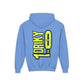 Driky 1 point 0 Bro - Banana Sunshine - (Back Print) Youth Heavy Blend Hoodie
