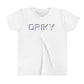 Youth Driky Stud Muffin - White Night Short Sleeve Tee