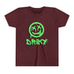 Youth Driky Die Happy - Green Monkey Short Sleeve Tee