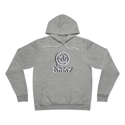 Driky Die Happy - White Night Fleece Pullover Hoodie