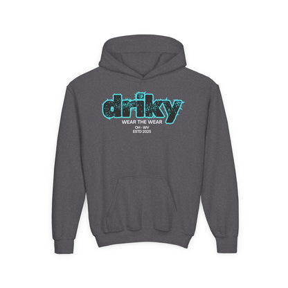 Driky ESTD Wear - Blue Brain - Youth Heavy Blend Hoodie