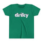 Youth Driky Wear - White Night Short Sleeve Tee