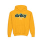 Driky ESTD Wear - Blue Brain - Youth Heavy Blend Hoodie