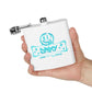 Driky Laugh at the World Stainless Steel Flask - 6oz