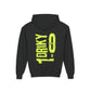 Driky 1 point 0 Bro - Banana Sunshine - (Back Print) Youth Heavy Blend Hoodie