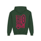 Driky 1 point 0 Bro - Rose Blood - (Back Print) Youth Heavy Blend Hoodie