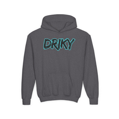 Driky Rough Ryder - Blue Brain - Youth Heavy Blend Hoodie