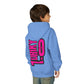 Driky 1 point 0 Bro - Pinkerton - (Back Print) Youth Heavy Blend Hoodie