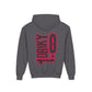 Driky 1 point 0 Bro - Rose Blood - (Back Print) Youth Heavy Blend Hoodie