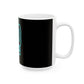 Driky 1 point 0 Bro - Blue Brain 11oz Coffee Cup
