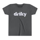 Youth Driky Wear - White Night Short Sleeve Tee