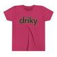 Youth Little Driky - Green Monkey Short Sleeve Tee