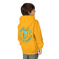 Drikyz Good Guys Finish Last - Blue Brain - (Back Print) Youth Heavy Blend Hoodie
