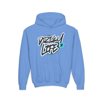 Driky Life - Blue Brain - Youth Heavy Blend Hoodie
