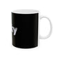Driky Wear - White Night - 11oz Coffee Cup