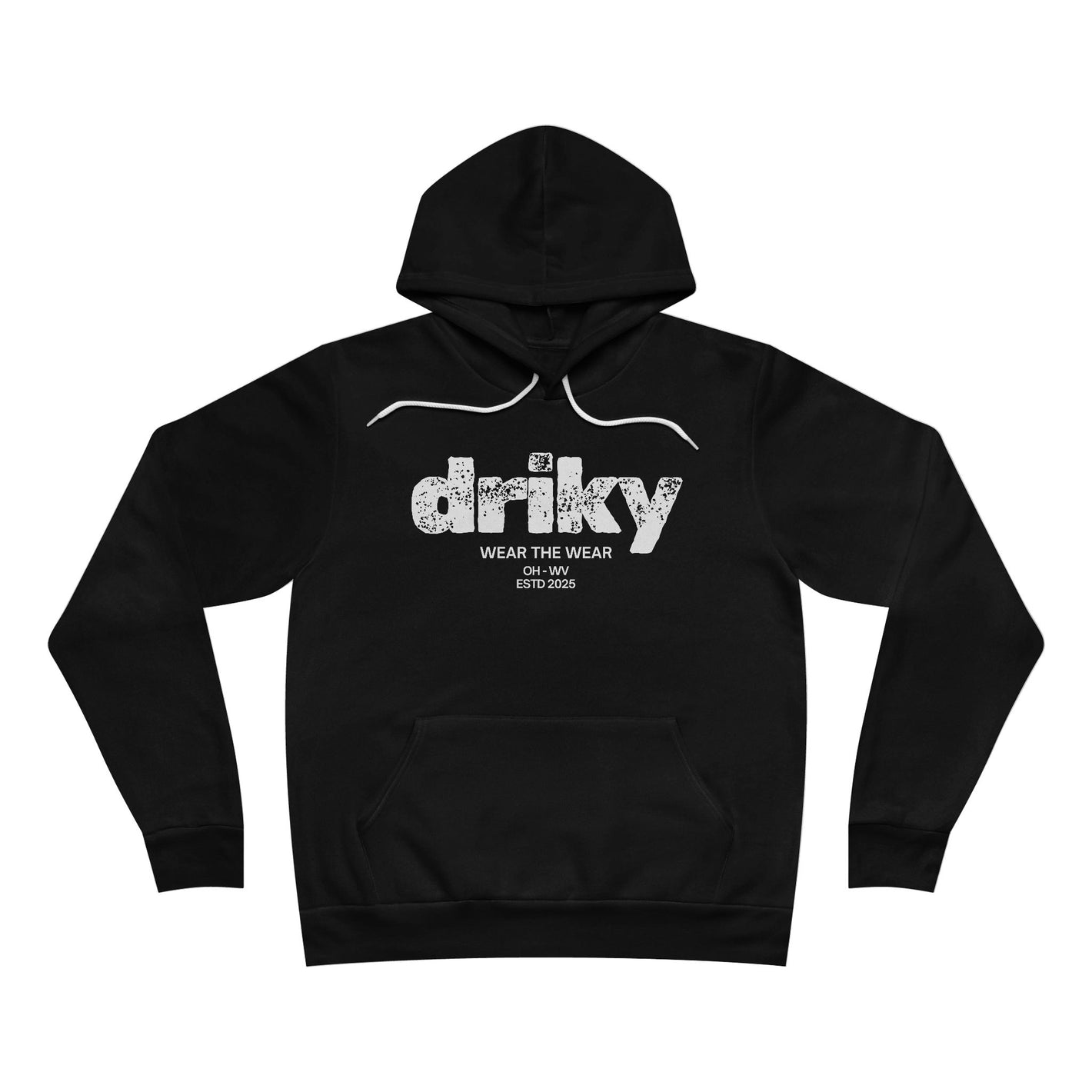 Driky Wear ESTD - Simple Fleece Pullover Hoodie