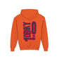 Driky 1 point 0 Bro - Rose Blood - (Back Print) Youth Heavy Blend Hoodie