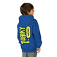 Driky 1 point 0 Bro - Banana Sunshine - (Back Print) Youth Heavy Blend Hoodie