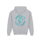 Drikyz Good Guys Finish Last - Blue Brain - (Back Print) Youth Heavy Blend Hoodie