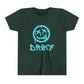 Youth Driky Die Happy - Blue Brain Short Sleeve Tee