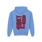 Youth Driky 1 point 0 Bro - Rose Blood Backprint - Heavy Blend Hoodie 16 Colors