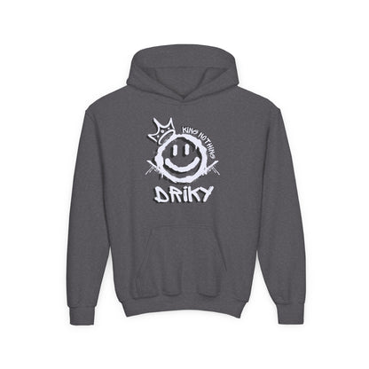 Driky King Nothing - White Night - Youth Heavy Blend Hoodie