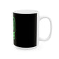 Driky 1 point 0 Bro - Green Monkey 11oz Coffee Cup
