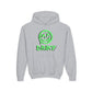 Driky Die Happy -  Green Monkey - Youth Heavy Blend Hoodie