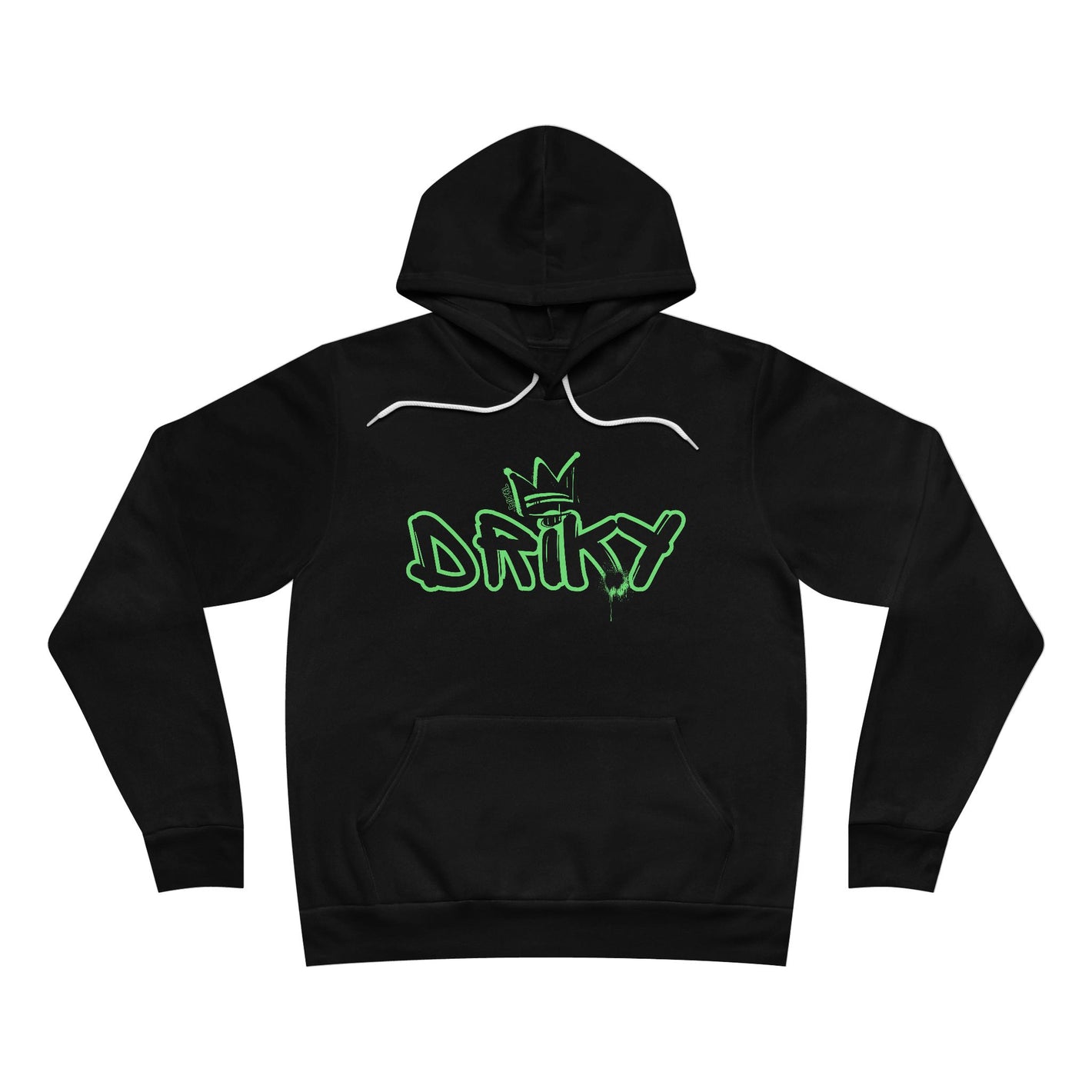 Driky Roy-al - Green Monkey Fleece Pullover Hoodie
