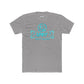 Driky Laugh at the World - Blue Brain Cotton Crew Tee