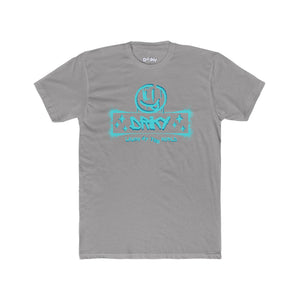 Driky Laugh at the World - Blue Brain Cotton Crew Tee