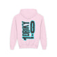Youth Driky 1 point 0 Bro - Blue Brain Backprint - Heavy Blend Hoodie 16 Colors