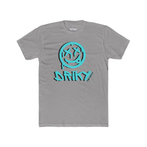 Driky Die Happy - Blue Brain Cotton Crew Tee