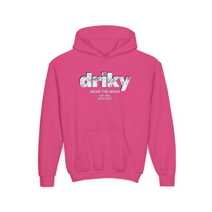Driky ESTD Wear - White Night - Youth Heavy Blend Hoodie