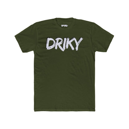 Driky Rough Ryder - White Night Cotton Crew Tee