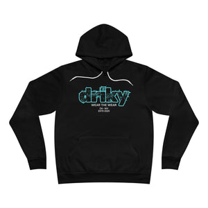 Driky Wear ESTD - Blue Brain Fleece Pullover Hoodie