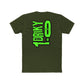 Driky 1 point 0 Bro Green Monkey - Back Print Cotton Crew Tee