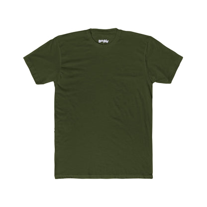 Driky 1 point 0 Bro Green Monkey - Back Print Cotton Crew Tee