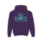 Driky Laugh at the World - Blue Brain - Youth Heavy Blend Hoodie