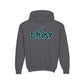 Driky Roy-al - Blue Brain - Youth Heavy Blend Hoodie