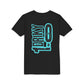 Youth Driky 1 point 0 Bro - - Blue Brain Back Print Short Sleeve Tee