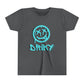 Youth Driky Die Happy - Blue Brain Short Sleeve Tee