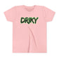 Youth Driky Rough Ryder - Green Monkey Short Sleeve Tee