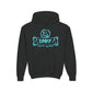 Driky Laugh at the World - Blue Brain - Youth Heavy Blend Hoodie
